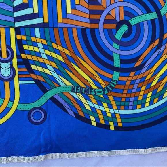 SOLD HERMÈS carre jersey les fabrique des rubans - Picture 10 of 11